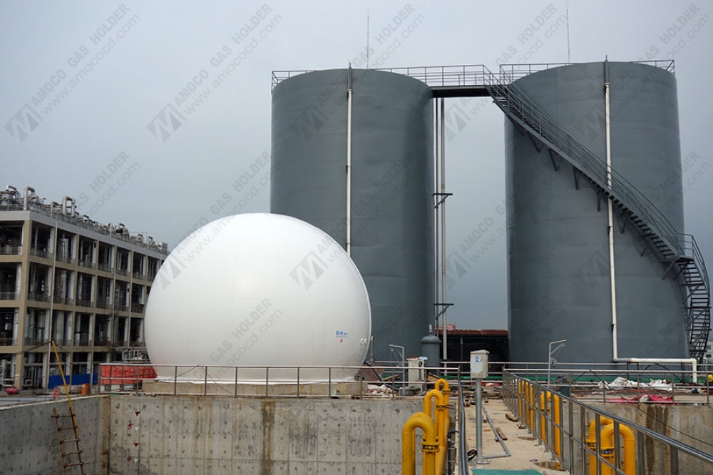 Membrane Gas holder project in Guangxi